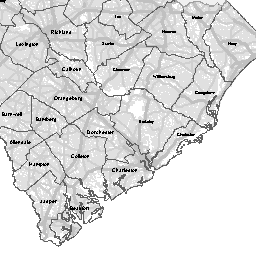 Dillon County, SC Map